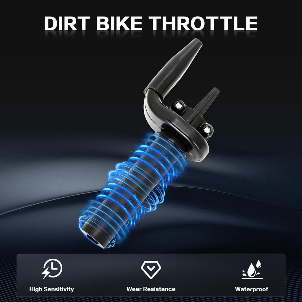 Dirt Bike Throttle Tube Handle Twister for CRF250R 2004-2014 CRF450R 2002-2014 CRF250X CRF450X 2004-2014 Black