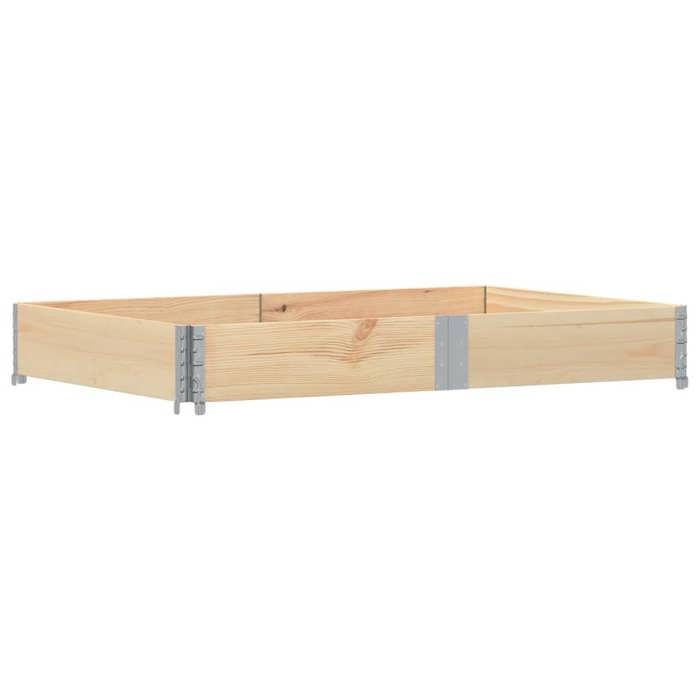 VidaXL Jardinière 150x100 cm bois de pin massif, jardinière d'extérieur, bac à fleurs, bac à tomates, jardinière de 3295411