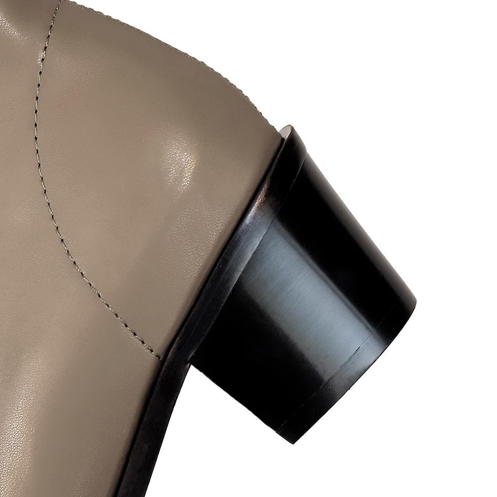 Fashion Fashion Women Ankle Boots Chelsea Boots Brown Shoes Autumn Winter Ladies Pointed Toe Side Zipper Sexy Chunky High Heels Booties