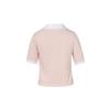 adidas Originals Women's Cropped Polo Shirt Pink IP3757