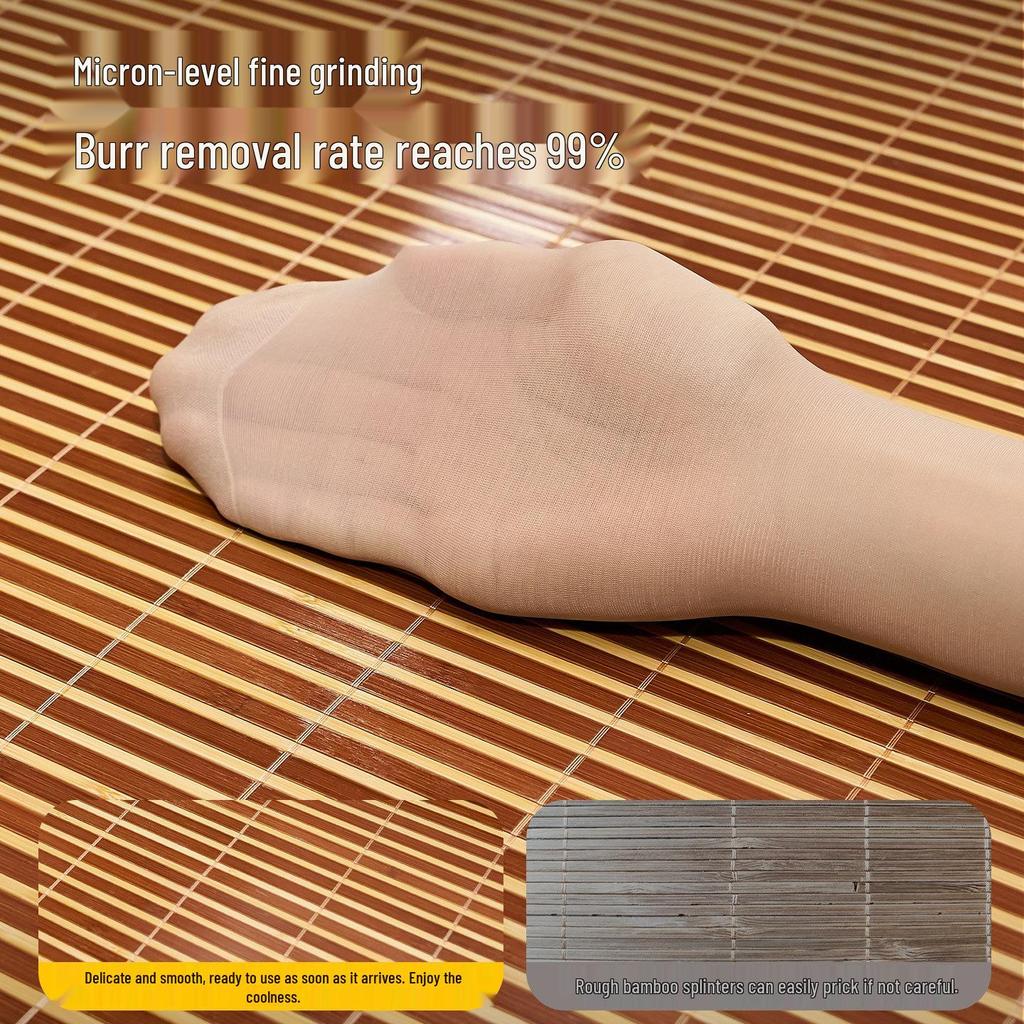 2026 New Style Foldable Double-Sided Bamboo Straw Mat for Summer and Winter - Free Shipping