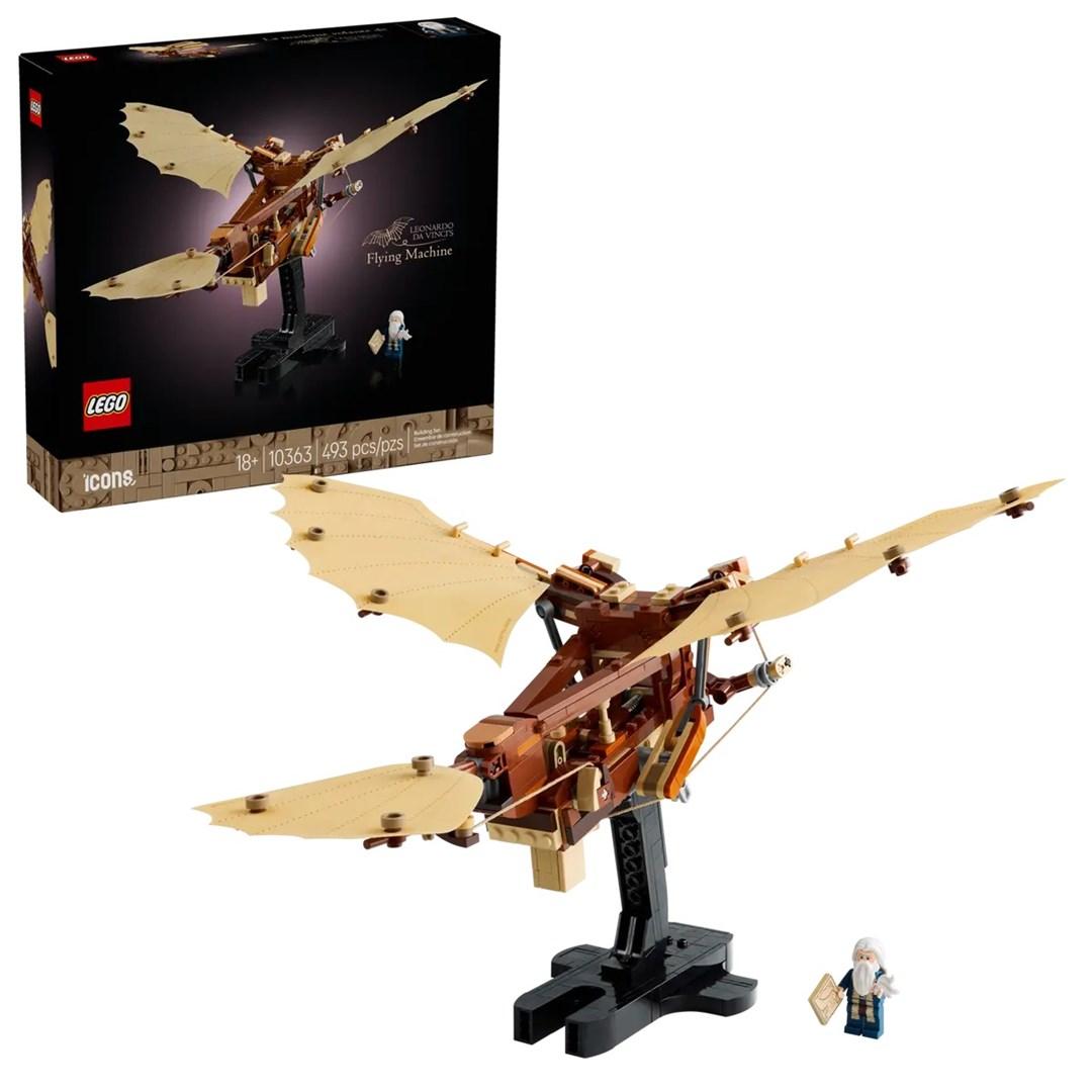 LEGO ICONS 10363 La Macchina Volante di Leonardo da Vinci