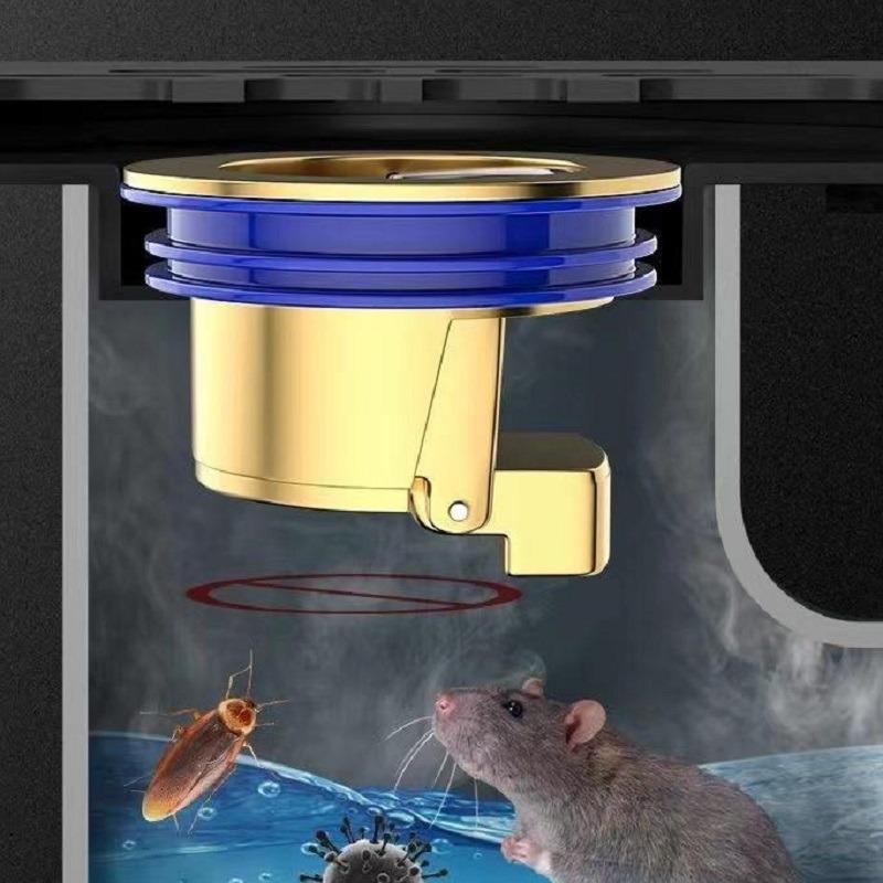 All-copper Floor Drain Core Floor Shower Drain Stopper Insectproof Anti-odor Deodorization Toilet Kitchen Bathroom Toilet Sewer