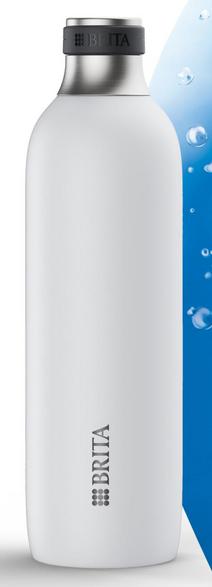 Brita Sodatrio 1 L White Carbonator Bottle