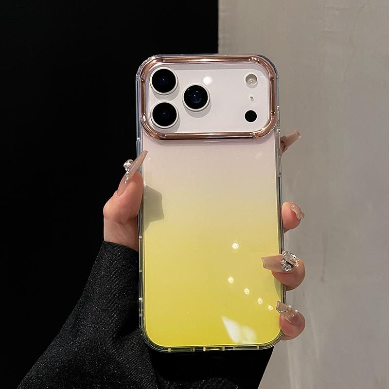 Luxury Glitter Bling Starry Clear Phone Case For iPhone 17 Air 16 14 13 12 11 Pro Max Mini Plus Shockproof Gradient Hard Cover