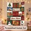 Wall Hanging TapestryChristmas Custom Name Print Art For Indoor Home Room Decoration Holiday Gift