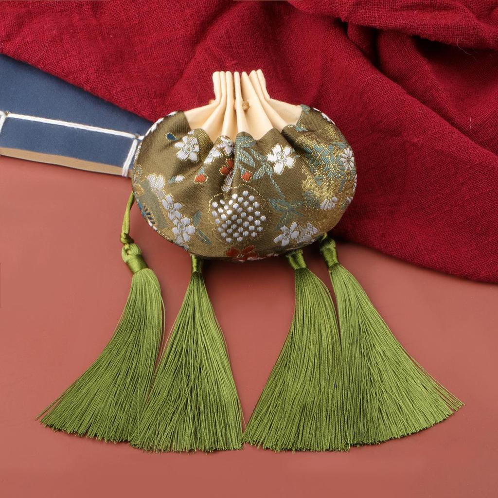 Dragon Boat Festival Hanfu Scent Sachet: Embroidered Mosquito Repellent Coin Purse Necklace