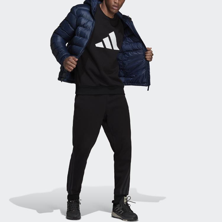 adidas 3-Stripes SDP Badge Of Sport Hooded Jacket Navy GV5329