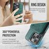MAGKING K1 Series For iPhone 16 Pro Magnetic Case PC+TPU+PU Phone Cover with Card Holder Kickstand