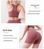 Nahtloses Yoga-Zweiteiler-Set: Rückenfreies BH-Top & Shorts für Damen - Europa- & Amerika-Stil