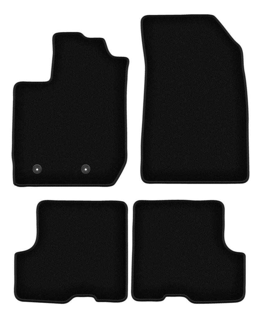 BASIC Black Velour Floor Mats For: Dacia Duster II 4WD SUV (2018-)