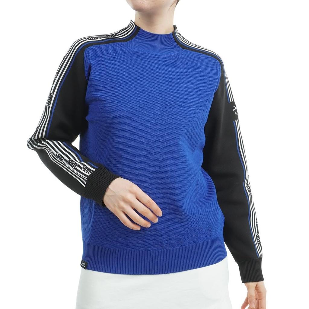 Ping Apparel High Neck Sweater Golf L Women's (Sideline/Set-Up Compatible) / / 622-4275800 110_Blue