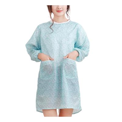 נשים פרחוניות עמיד למים שרוול ארוך מטבח בישול סינר אפייה עובד חלוק מוצרים למכירה