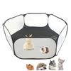 Tienda de campaña para mascotas portátil para gatos y perros, parque de juegos, valla plegable para hámster, erizo, animales pequeños, transpirable, cachorro, gato, conejo, cobaya