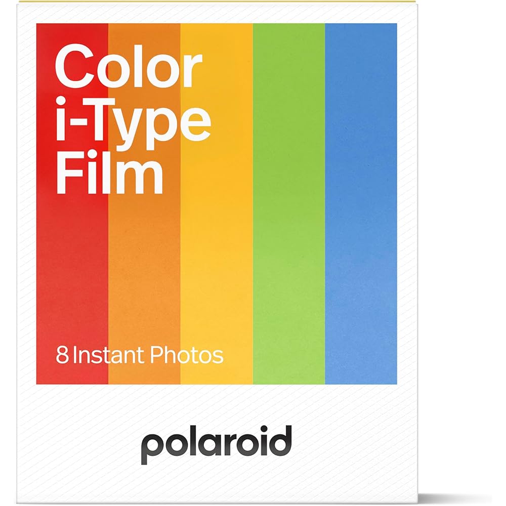 Polaroid Color i-Type Instant Film, 8 sheets, White Frame (6000)