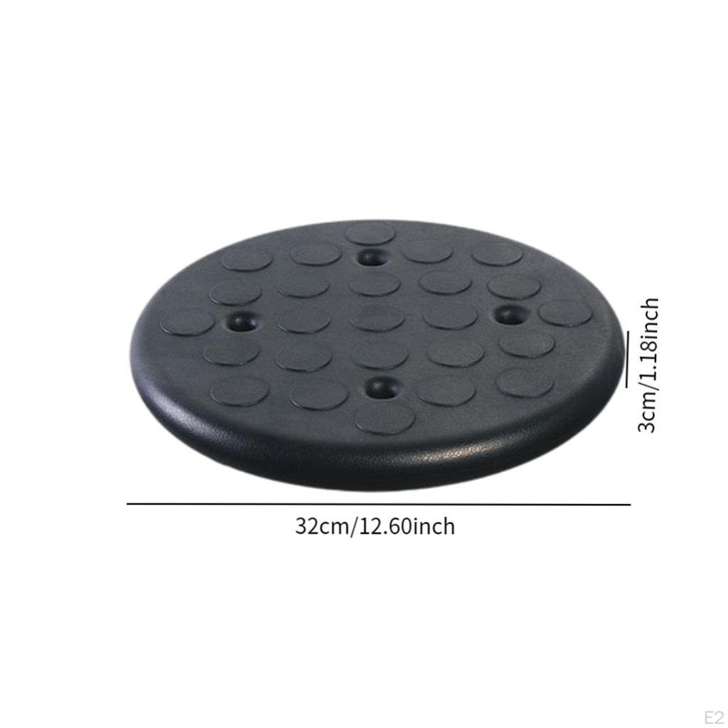 Stool Round Black Chair Seating Part Replacement,Anti Static Design Easy to Clean