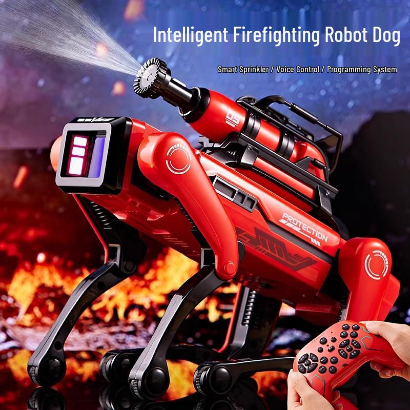 Smart Robot Dog: Interactive Educational Toy for Science & Programming with City Firefighter Simulation