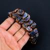 Sodalite Bracelet, Handmade Gemstone Bracelet, Copper Electroformed Antique Jewelry, For Engagement Gift