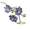 3pcs Artificial Magnolia Flower 3 Heads Large Magnolia Tree Branch for Wedding Home Decoration Outdoor Floral Arrangent