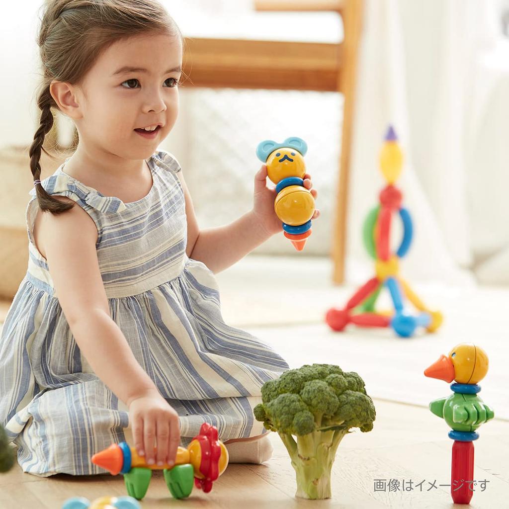 BorneLund Forest Friends 16 Pieces Around 1 and a Half Years Old SO902002 STICK-O Red, Blue, Etc.