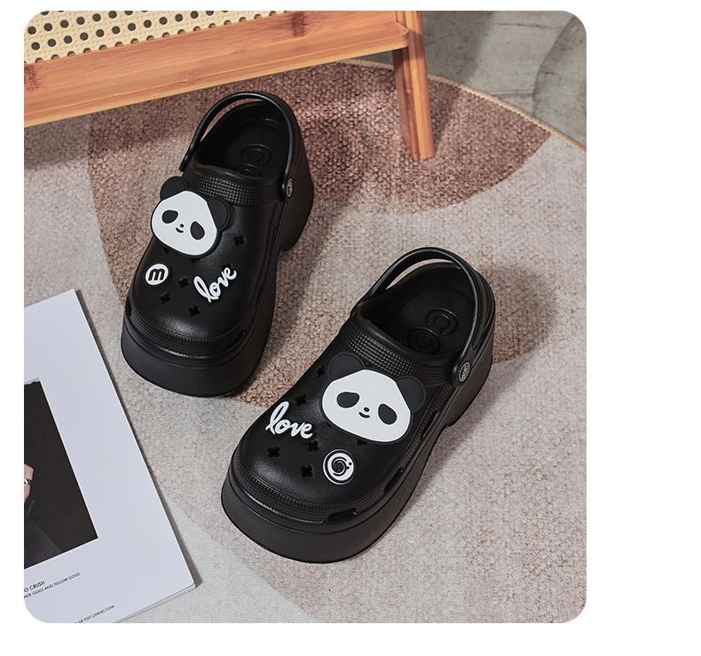 Women's Casual EVA Sandals for Spring Summer Fashionable Outer Wear Slippers Anti-Slippery Feature Soft Home Bubble Slippers