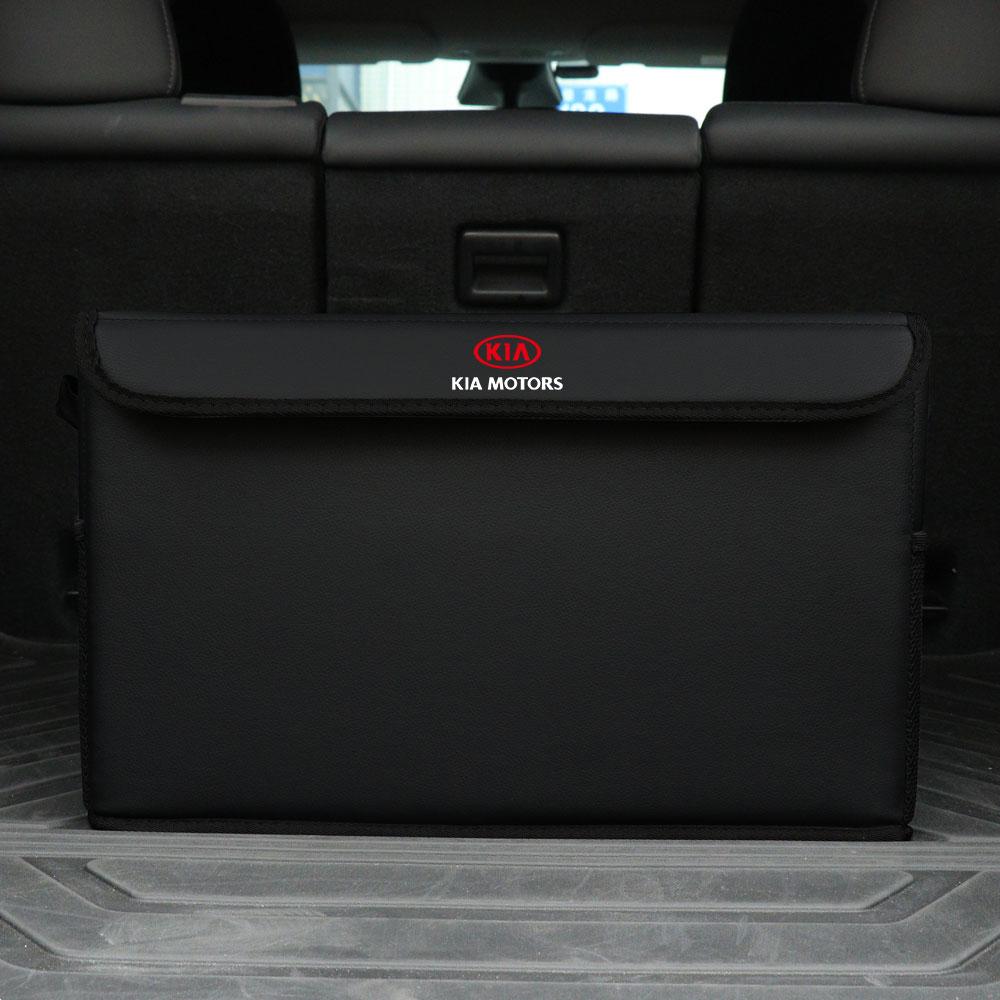 Large Capacity Car Trunk Storage Bag Soft Felt Organizer Box Accessories for KIA Sportage Ceed Sorento Optima Picanto Rio Soul