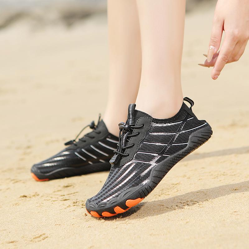 35-46 Yoga Fitness Shoes Men's Multi-function Solid Color Water Sports Outdoor Hiking Shoes Women's Large-scale Diving Beach Shoes
