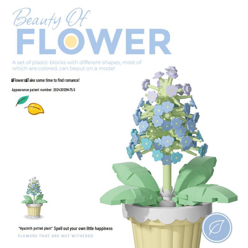 

Суккуленты и цветы конструктор - Совместимый с Лего, Комнатные растения, Стабилизированные цветы, Детские игрушки