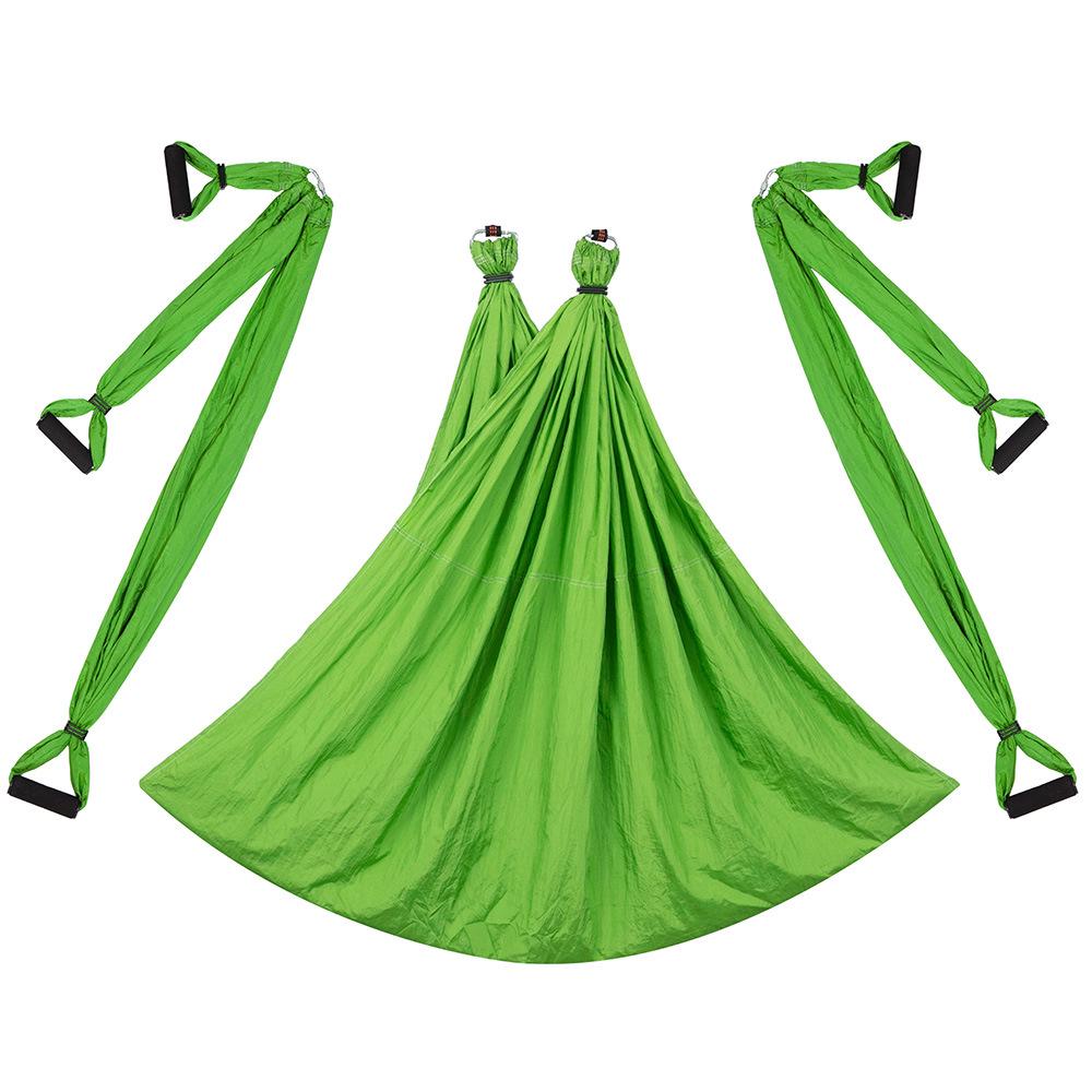 Aerial Yoga Hammock with 6 Handles - Non-Elastic Nylon for Studio Inversion Fitness