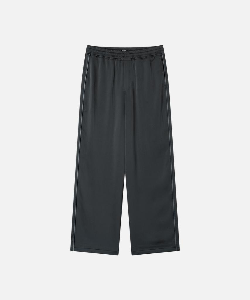 DRAW FIT Luster Single Line Track Pants [Charcoal]