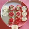 Hand Pressed Mooncakes Mold Chinese New Year Bean Pastes Cake Mould ABS Plastic Pastries Moulds for Baking Lover