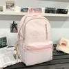 School bag Korean version of high value letters junior high school girls simple, lightweight, versatile and large capacity