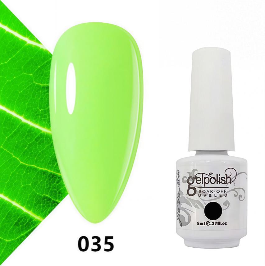 Amber Gel Polish Set: Gel Polish Manicure Kit with Whitening, Base Coat, and Sealer.