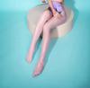 30 Deniers Oil Shine High Waist Tights Glitter Shiny Glossy Transparent Pantyhose Open Crotch Sexy Nylon Silk Hosiery Underwear