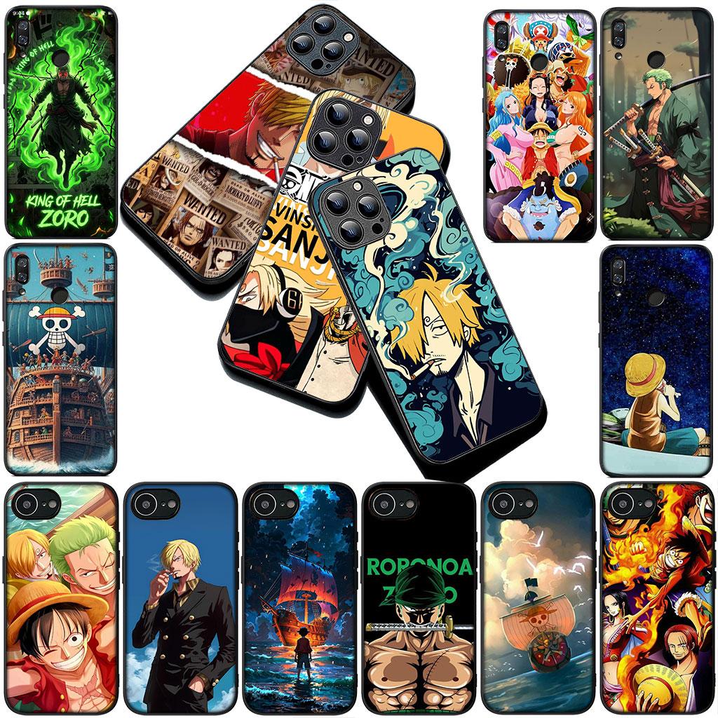 Phone Cover for Samsung Galaxy S22 S21 S20 FE Ultra Plus A07 A17 A15 A16 A25 A57 A37 Case Sanji One Pieces Luffy Roronoa Zoro
