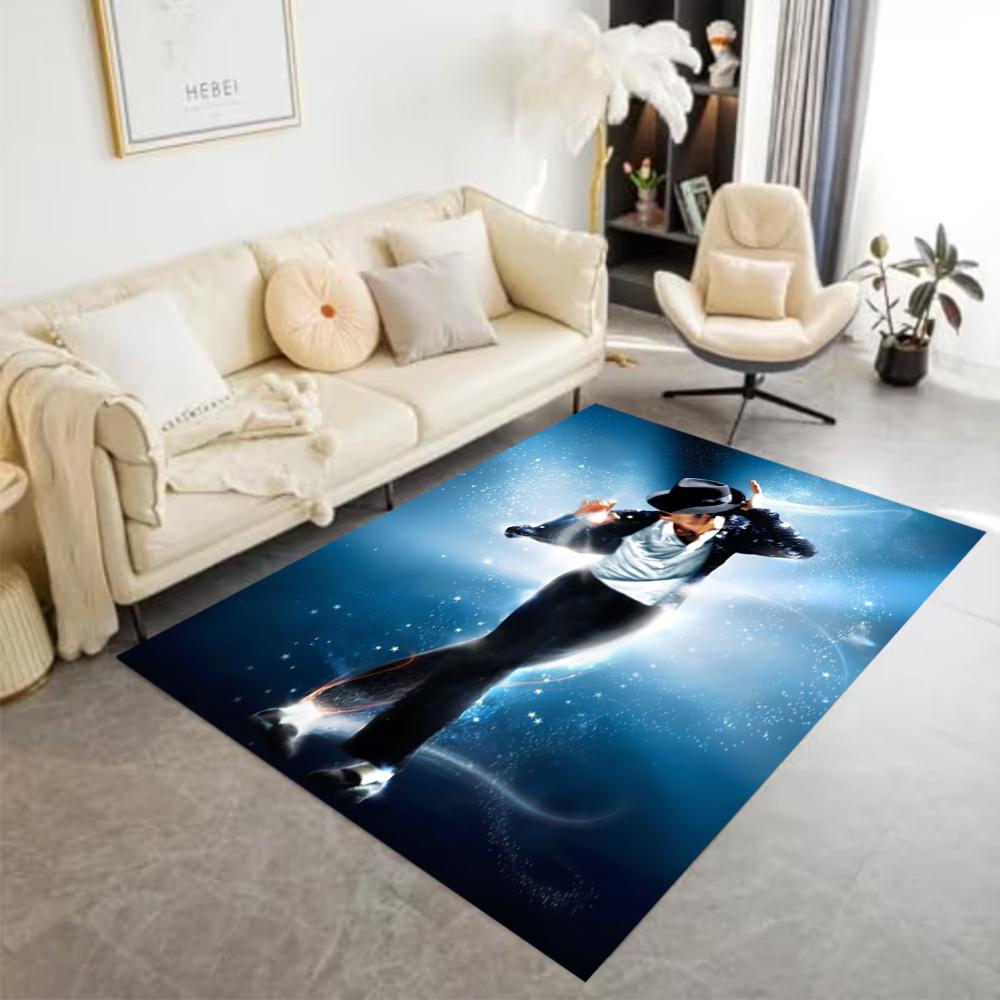 Michael Jackson Pop Art Dance Carpet Design For Balcony Outdoor Playrooms Dining Room Antislip Carpet Decorate Offices Spiritual Gift
