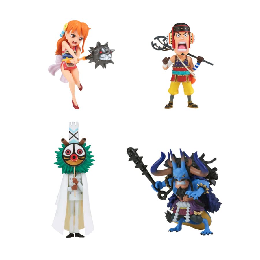 

ONE PIECE World Collectable Figure Wano Kuni Onigashima 8 4 types sets