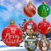 Super 60cm Blow Up Christmas Ball PVC Inflatable Ornament for Outdoor Yard Porch Garden Holiday Party Decor