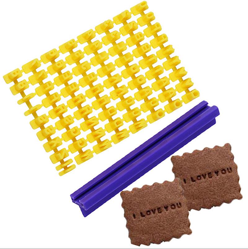 Alphabet & Number Cookie Stamp Set