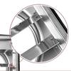 1pcs 100/125/150mm Stainless Steel Air Vent Wall Ventilation Cap Movable Square Air Outlet Kitchen Wall Grilles Duct Cover