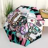 1pc Nurse Print Folding Umbrella | Elegant Design, Fashionable Accessory, Durable Construction, Sturdy Ribs yy251107008