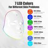 Rechargeable LED Beauty Face Mask: Seven-Color Photon Skin Rejuvenation Mask Device