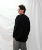 Deumakeu Men'S & Women'S Oversized Layered Plain T-Shirt Black