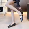 Fashion Hot Selling 2025 Spring New Comfortable Shallow Mouth Square Toe Thick Heel Single Shoes Fashionable Casual Retro Shoe for Women