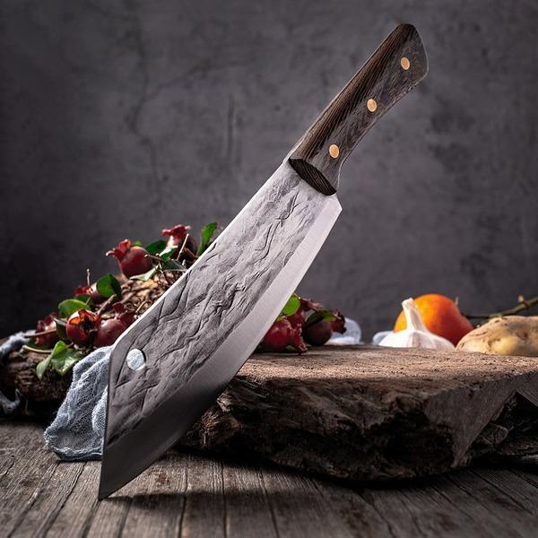 Forged Boning Knife Butcher Knife Kitchen Stainless Steel Meat Chopping Knife Serbian Chef Slicing Cutter Knife Cooking Tools