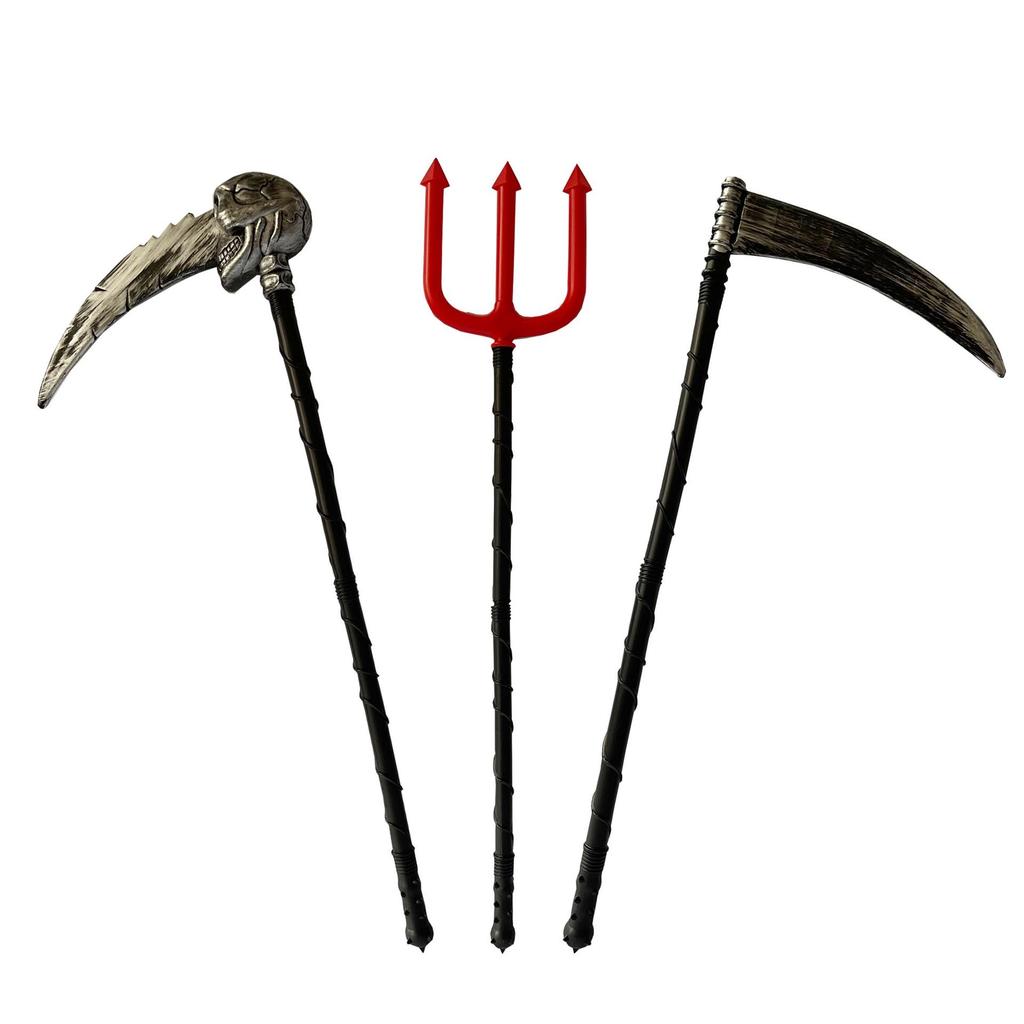 Halloween Trident Weapon: Vine Pattern Costume Accessory