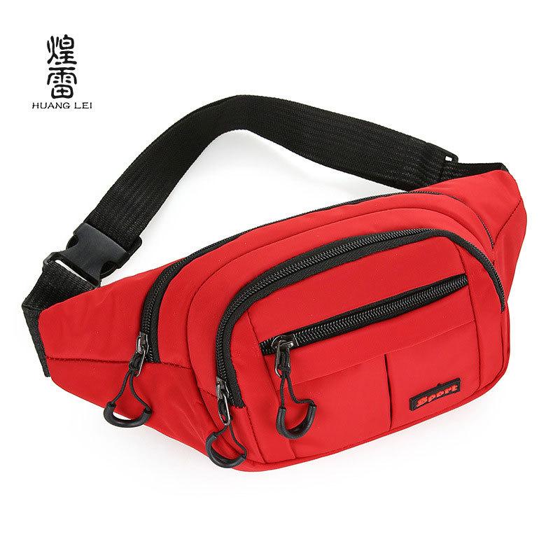 Shoulder bag New chest bag Running sports fitness bag Crossbody bag Casual fashion mobile phone fanny pack