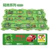 Electric Splicing Track Cartoon Car Set Diy Puzzle Assembly Track Puzzle, Children'S Toy Car