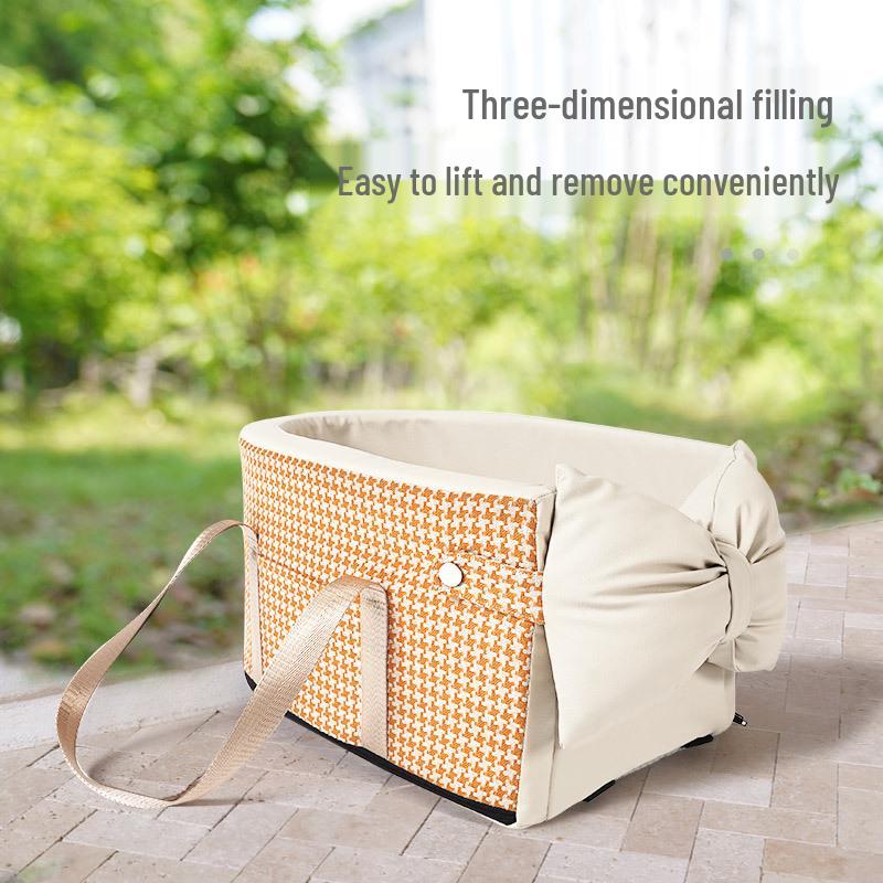 BLOBLO Pet Travel Console Nest for Dogs and Cats - Safe Universal Car Seat