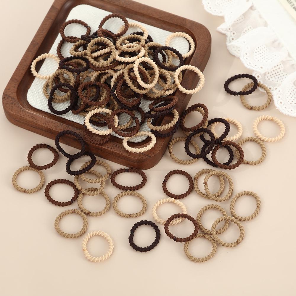 Elastici per Capelli a Coste Elastiche in Stile Coreano per Bambini - Accessori Spessi, Durevoli e Delicati sui Capelli